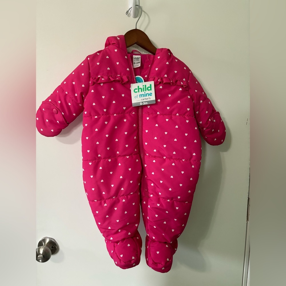 Baby girl snowsuit